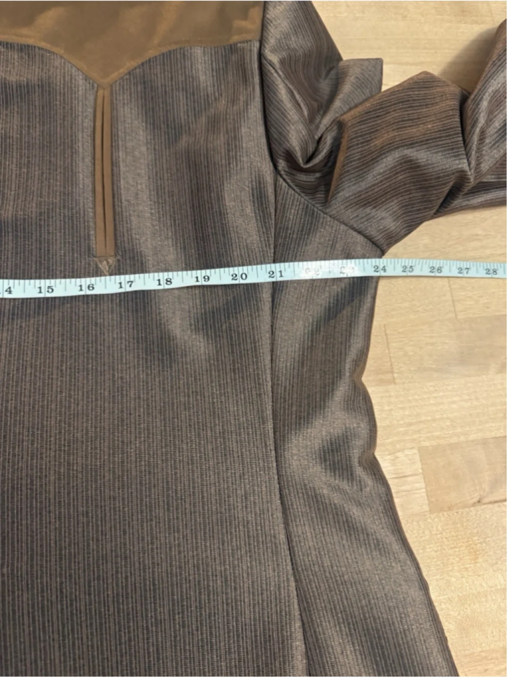 Vintage 1988 Circle S Men's Western Jacket - 42R Brown Tan Shimmer Fleece Panel